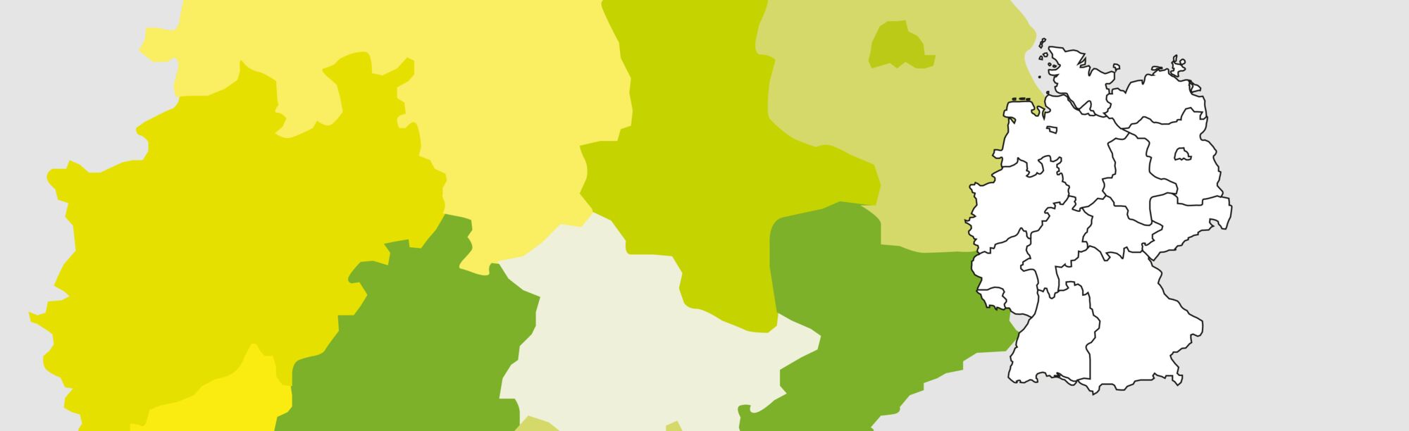 Karte Deutschland mit Bundesländern